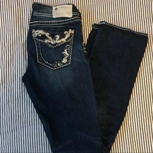 Silver Suki Flap Jeans